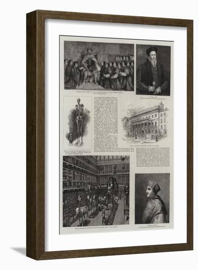 Medicine and Surgery in England-null-Framed Giclee Print