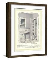 Medicine Cabinet and Linen Closet-null-Framed Art Print