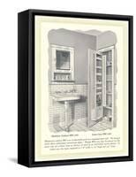 Medicine Cabinet and Linen Closet-null-Framed Stretched Canvas