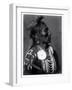 Medicine Crow, Apsaroke, C.1908 (B/W Photo)-Edward Sheriff Curtis-Framed Giclee Print