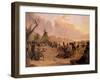 Medicine Dance, 1848-Seth Eastman-Framed Giclee Print