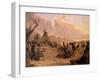 Medicine Dance, 1848-Seth Eastman-Framed Giclee Print