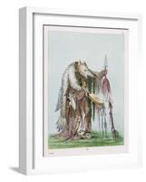 Medicine-Man of the Blackfeet People-George Catlin-Framed Art Print