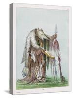 Medicine-Man of the Blackfeet People-George Catlin-Stretched Canvas