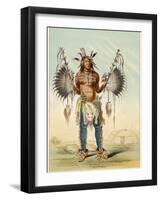 Medicine Man of the Mandan People-George Catlin-Framed Photographic Print