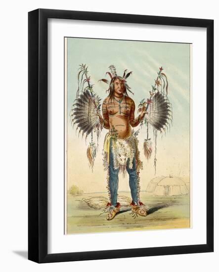 Medicine Man of the Mandan People-George Catlin-Framed Photographic Print