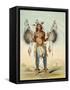 Medicine Man of the Mandan People-George Catlin-Framed Stretched Canvas