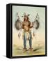 Medicine Man of the Mandan People-George Catlin-Framed Stretched Canvas