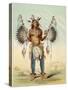 Medicine Man of the Mandan People-George Catlin-Stretched Canvas