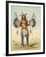 Medicine Man of the Mandan People-George Catlin-Framed Photographic Print