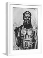 Medicine Man of the Worgaia, Central Australia, 1922-null-Framed Giclee Print