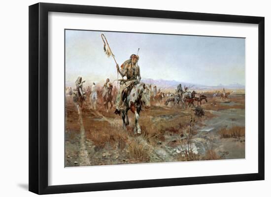 Medicine Man-Charles Marion Russell-Framed Art Print