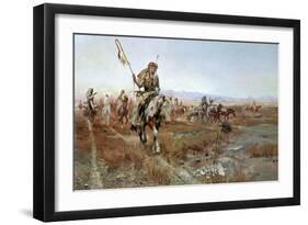 Medicine Man-Charles Marion Russell-Framed Art Print