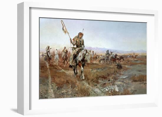 Medicine Man-Charles Marion Russell-Framed Art Print