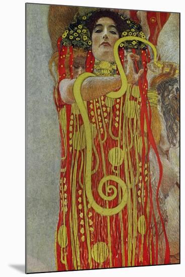 Medicine, Part of the Ceiling Fresco for the Vienna University, 1900/07-Gustav Klimt-Mounted Giclee Print
