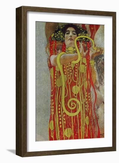 Medicine, Part of the Ceiling Fresco for the Vienna University, 1900/07-Gustav Klimt-Framed Giclee Print