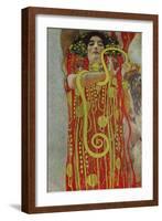 Medicine, Part of the Ceiling Fresco for the Vienna University, 1900/07-Gustav Klimt-Framed Giclee Print