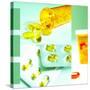 Medicine Pills and Bottles-null-Stretched Canvas