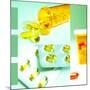 Medicine Pills and Bottles-null-Mounted Photographic Print