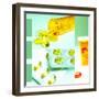 Medicine Pills and Bottles-null-Framed Photographic Print