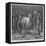 Medicine Ponies of the Sioux-Frederic Sackrider Remington-Framed Stretched Canvas
