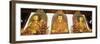 Medicine, Sakyamuni and Amithaba Gold Buddha Statues, Heavenly King Hall, Shanghai, China-Gavin Hellier-Framed Photographic Print