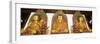 Medicine, Sakyamuni and Amithaba Gold Buddha Statues, Heavenly King Hall, Shanghai, China-Gavin Hellier-Framed Photographic Print