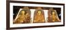 Medicine, Sakyamuni and Amithaba Gold Buddha Statues, Heavenly King Hall, Shanghai, China-Gavin Hellier-Framed Photographic Print