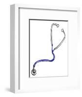 Medicine: stethoscope illustration-Neale Osborne-Framed Giclee Print