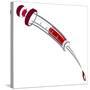 Medicine: syringe filled with blood-Neale Osborne-Stretched Canvas