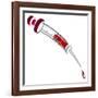 Medicine: syringe filled with blood-Neale Osborne-Framed Giclee Print