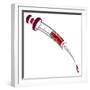 Medicine: syringe filled with blood-Neale Osborne-Framed Giclee Print