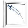 Medicine: syringe illustration-Neale Osborne-Framed Giclee Print