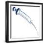 Medicine: syringe illustration-Neale Osborne-Framed Giclee Print