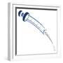 Medicine: syringe illustration-Neale Osborne-Framed Giclee Print