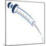 Medicine: syringe illustration-Neale Osborne-Mounted Giclee Print