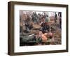 Medics Treat Wounded-Associated Press-Framed Photographic Print