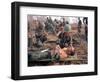 Medics Treat Wounded-Associated Press-Framed Photographic Print