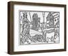 Medieval Agriculture Farm Scene-null-Framed Giclee Print