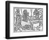 Medieval Agriculture Farm Scene-null-Framed Giclee Print