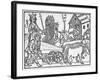 Medieval Agriculture Farm Scene-null-Framed Giclee Print