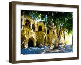 Medieval Architecture, Rhodes Town, Rhodes, Greece-Doug Pearson-Framed Photographic Print