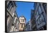 Medieval architecture, Rouen, Normandy, France-Lisa S. Engelbrecht-Framed Stretched Canvas