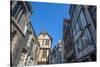 Medieval architecture, Rouen, Normandy, France-Lisa S. Engelbrecht-Stretched Canvas