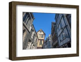 Medieval architecture, Rouen, Normandy, France-Lisa S. Engelbrecht-Framed Photographic Print