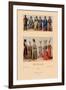 Medieval Aristocracy-Racinet-Framed Art Print