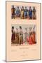 Medieval Aristocracy-Racinet-Mounted Art Print