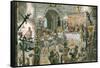 Medieval Banquet-Peter Jackson-Framed Stretched Canvas