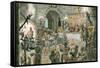 Medieval Banquet-Peter Jackson-Framed Stretched Canvas