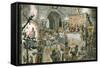 Medieval Banquet-Peter Jackson-Framed Stretched Canvas